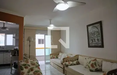 Apartamento para aluguel - vila caiçara, 1 quarto,  51 m² - praia grande