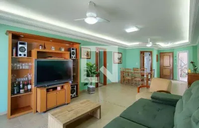 Cobertura para aluguel - guilhermina, 4 quartos,  350 m² - praia grande
