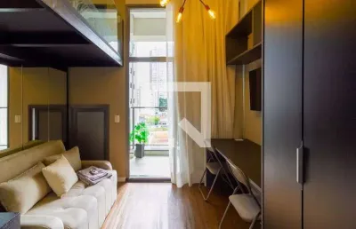 Kitnet / stúdio para aluguel - chácara santo antonio, 1 quarto,  28 m² - são paulo