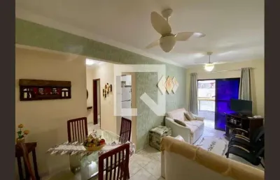 Apartamento para aluguel - vila caiçara, 1 quarto,  69 m² - praia grande
