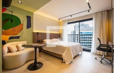 Kitnet / stúdio para aluguel - pinheiros, 1 quarto,  24 m² - são paulo