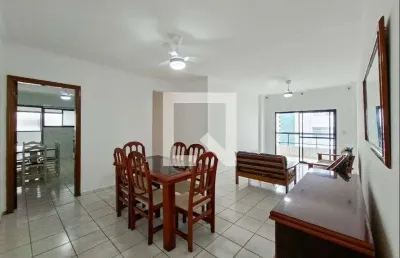 Apartamento para aluguel - guilhermina, 3 quartos,  114 m² - praia grande