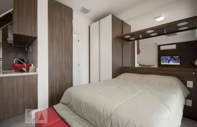 Apartamento para aluguel - brooklin, 1 quarto,  57 m² - são paulo