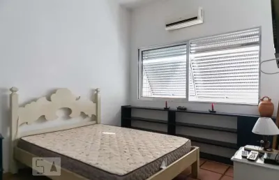Kitnet / stúdio para aluguel - gonzaga , 1 quarto,  41 m² - santos