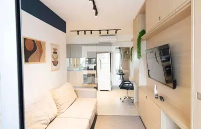 Kitnet / stúdio para aluguel - santo amaro , 1 quarto,  42 m² - são paulo