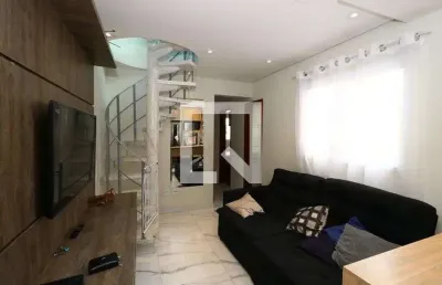 Cobertura para aluguel - vila américa, 2 quartos,  76 m² - santo andré