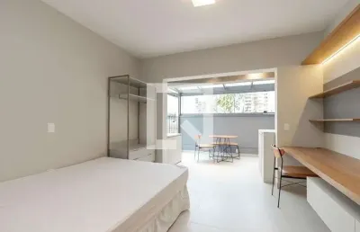 Kitnet / stúdio para aluguel - chácara santo antonio, 1 quarto,  36 m² - são paulo