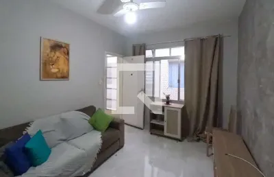 Apartamento para aluguel - ponta da praia, 2 quartos,  59 m² - santos