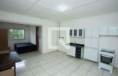 Kitnet / stúdio para aluguel - igará, 1 quarto,  28 m² - canoas