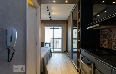 Kitnet / stúdio para aluguel - consolação, 1 quarto,  24 m² - são paulo
