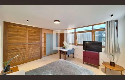 Kitnet / stúdio para aluguel - vila romana, 1 quarto,  55 m² - são paulo