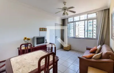 Apartamento para aluguel - josé menino, 1 quarto,  60 m² - santos
