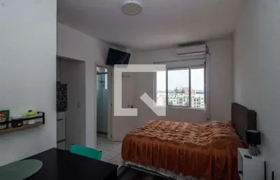 Apartamento para aluguel - centro histórico, 1 quarto,  26 m² - porto alegre