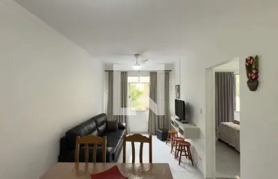 Apartamento para aluguel - vila tupi, 1 quarto,  60 m² - praia grande