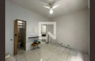 Kitnet / stúdio para aluguel - embaré, 1 quarto,  45 m² - santos