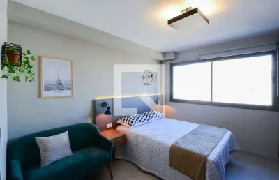 Kitnet / stúdio para aluguel - vila clementino, 1 quarto,  24 m² - são paulo