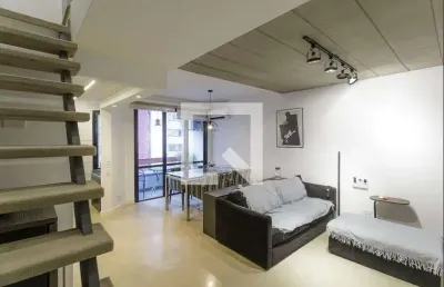 Apartamento para aluguel - moema, 1 quarto,  72 m² - são paulo