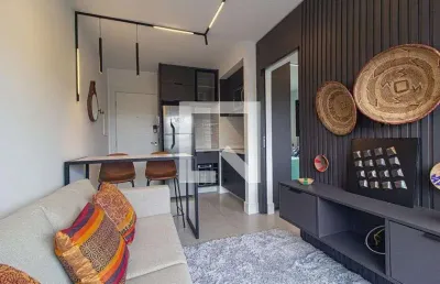 Kitnet / stúdio para aluguel - bacacheri, 1 quarto,  30 m² - curitiba