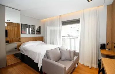 Kitnet / stúdio para aluguel - vila madalena, 1 quarto,  27 m² - são paulo
