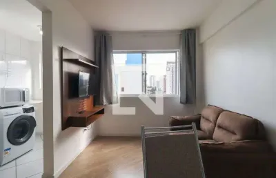 Apartamento para aluguel - portão, 1 quarto,  50 m² - curitiba