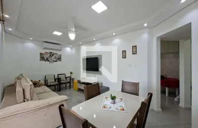 Apartamento para aluguel - vila caiçara, 2 quartos,  78 m² - praia grande