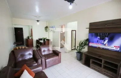 Apartamento para aluguel - vila assunção, 1 quarto,  62 m² - praia grande