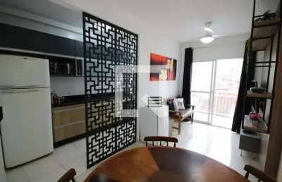 Apartamento para aluguel - vila assunção, 2 quartos,  54 m² - praia grande