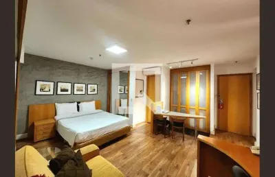 Kitnet / stúdio para aluguel - itaim bibi, 1 quarto,  28 m² - são paulo