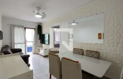 Apartamento para aluguel - boqueirão, 2 quartos,  70 m² - praia grande