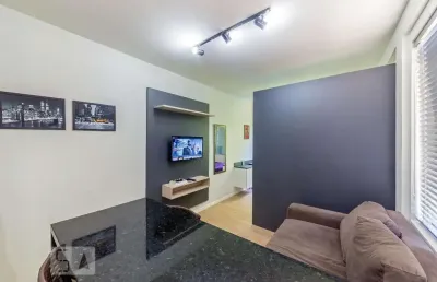 Kitnet / stúdio para aluguel - itacorubi, 1 quarto,  29 m² - florianópolis