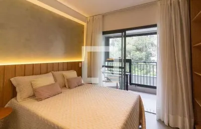 Kitnet / stúdio para aluguel - brooklin, 1 quarto,  24 m² - são paulo