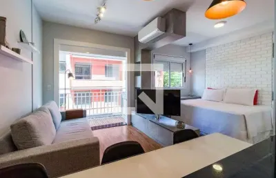 Apartamento para aluguel - panamby, 1 quarto,  36 m² - são paulo