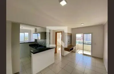 Apartamento para aluguel - guilhermina, 1 quarto,  44 m² - praia grande