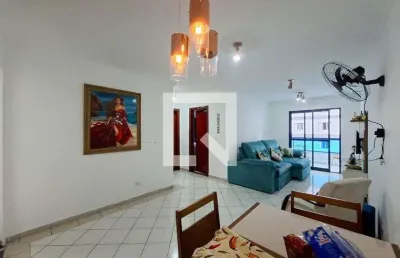 Apartamento para aluguel - cidade ocian, 2 quartos,  83 m² - praia grande