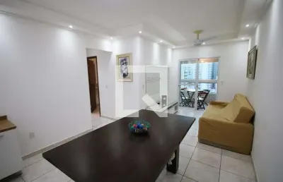 Apartamento para aluguel - guilhermina, 2 quartos,  69 m² - praia grande