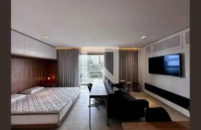 Kitnet / stúdio para aluguel - chácara santo antonio, 1 quarto,  48 m² - são paulo