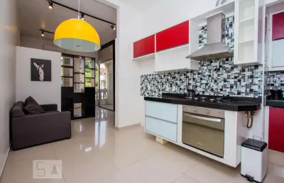 Kitnet / stúdio para aluguel - laranjeiras, 1 quarto,  40 m² - rio de janeiro