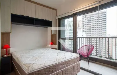 Kitnet / stúdio para aluguel - consolação, 1 quarto,  24 m² - são paulo