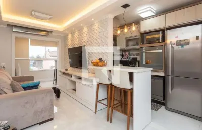 Apartamento para aluguel - jardim itu-sabará, 3 quartos,  76 m² - porto alegre