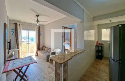 Apartamento para aluguel - vila caiçara, 1 quarto,  36 m² - praia grande