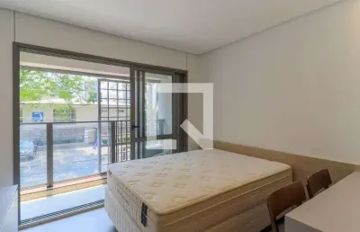 Kitnet / stúdio para aluguel - brooklin, 1 quarto,  26 m² - são paulo