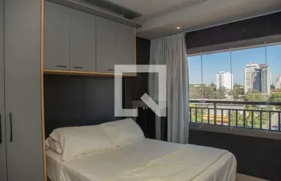 Kitnet / stúdio para aluguel - chácara santo antonio, 1 quarto,  24 m² - são paulo