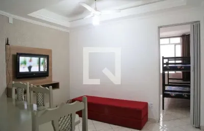Apartamento para aluguel - canto do forte, 1 quarto,  42 m² - praia grande
