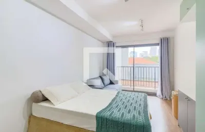 Kitnet / stúdio para aluguel - brooklin, 1 quarto,  24 m² - são paulo