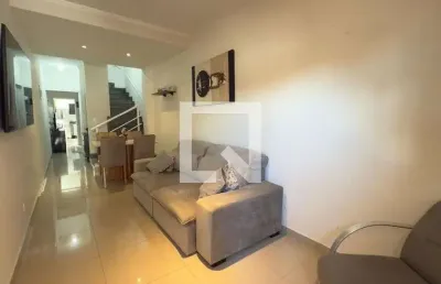 Casa para aluguel - vilamar, 2 quartos,  73 m² - praia grande