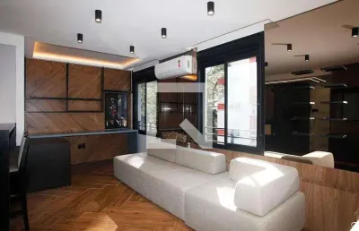Kitnet / stúdio para aluguel - auxiliadora, 1 quarto,  43 m² - porto alegre