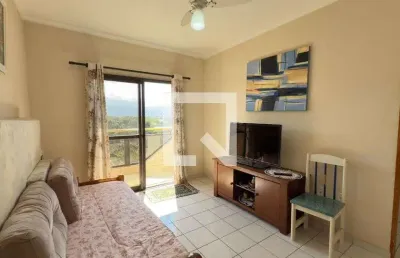 Apartamento para aluguel - maracanã, 1 quarto,  44 m² - praia grande