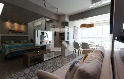 Kitnet / stúdio para aluguel - setor marista, 1 quarto,  45 m² - goiânia