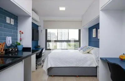 Kitnet / stúdio para aluguel - campo belo, 1 quarto,  22 m² - são paulo