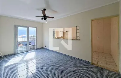Apartamento para aluguel - vila caiçara, 1 quarto,  49 m² - praia grande